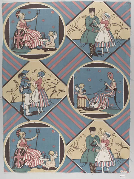 "Marianne", Toile de Guerre (War Toile) — Unknown Designer
