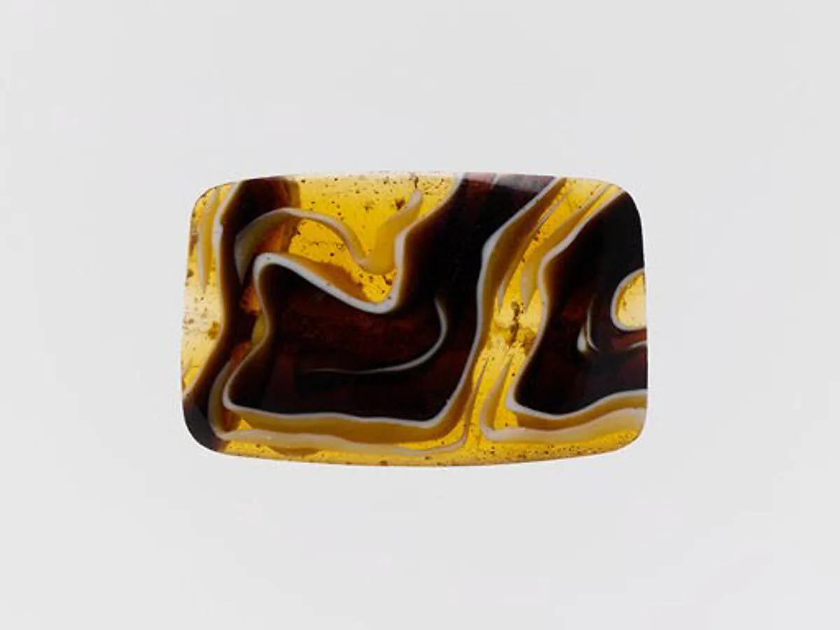 Mosaic glass fragment — Unknown