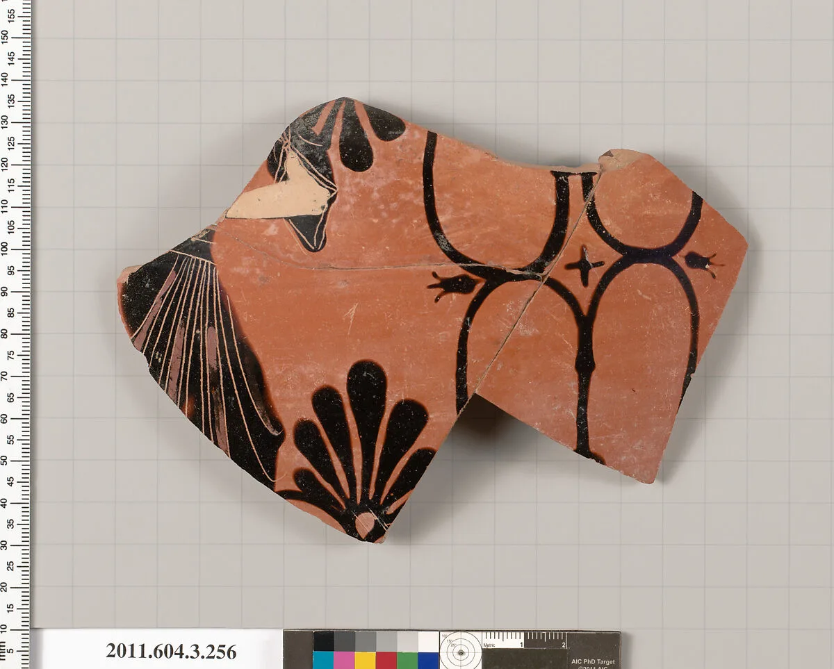 Terracotta fragment of a neck-amphora (jar) — Unknown