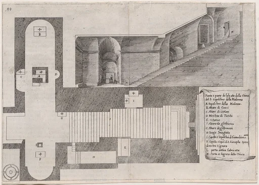 33rd Plate, from Trattato delle Piante & Immagini de Sacri Edifizi di Terra Santa (Treatise of the Plans & Images of the Sacred Buildings of the Holy Land)