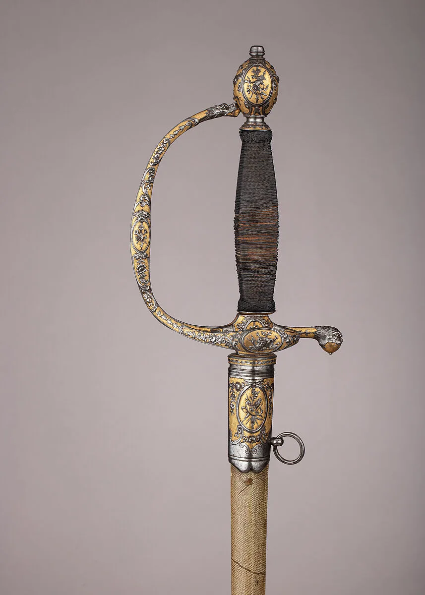 Smallsword with Scabbard — Unknown