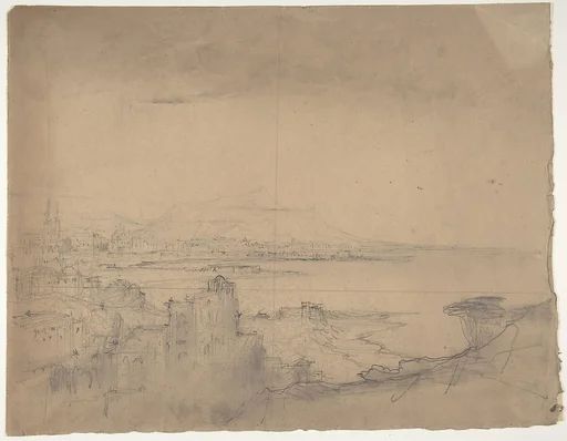 Design for a Stage Set at the Opéra, Paris (recto); Man with Cane (verso)