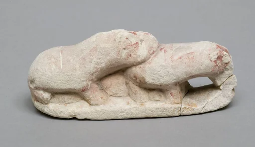 Two hippopotami figurine