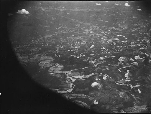 [View from Plane, Southeastern U.S.]