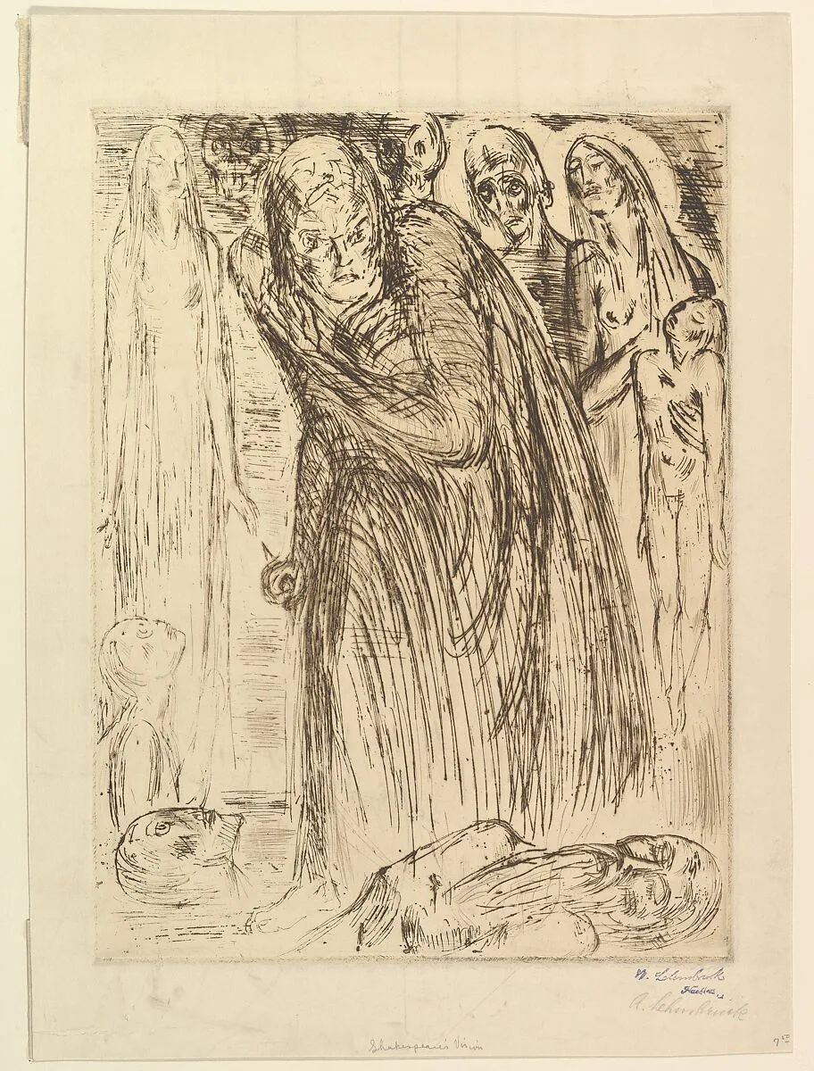 Macbeth IV — Wilhelm Lehmbruck|William Shakespeare