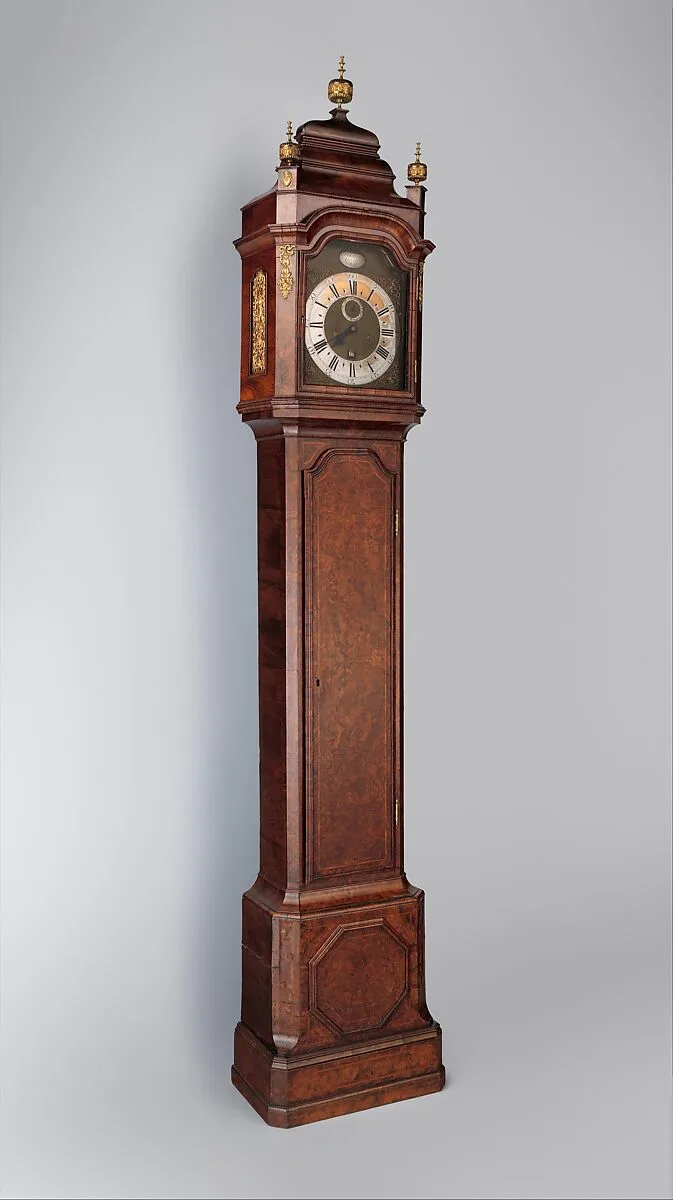 Longcase clock with calendar — Daniel Delander