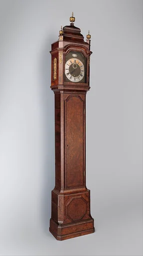 Longcase clock with calendar