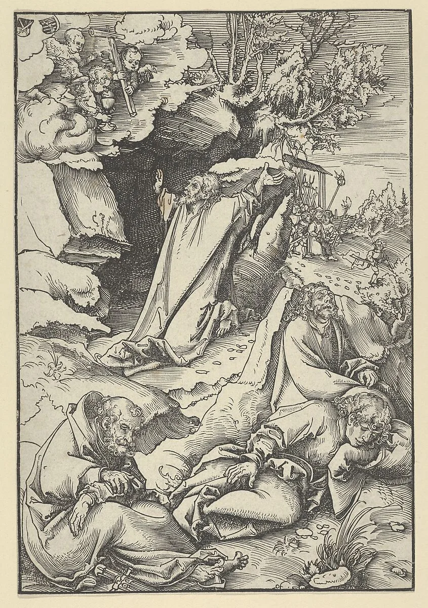 Christ on the Mount of Olives, from The Passion — Lucas Cranach the Elder