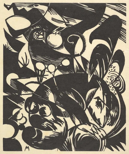 Creation I from the portfolio "New European Graphics, Portfolio III: German Artists"  [Schöpfungsgeschichte I from the portfolio Neue Europäische Graphik III: Deutsche Künstler]