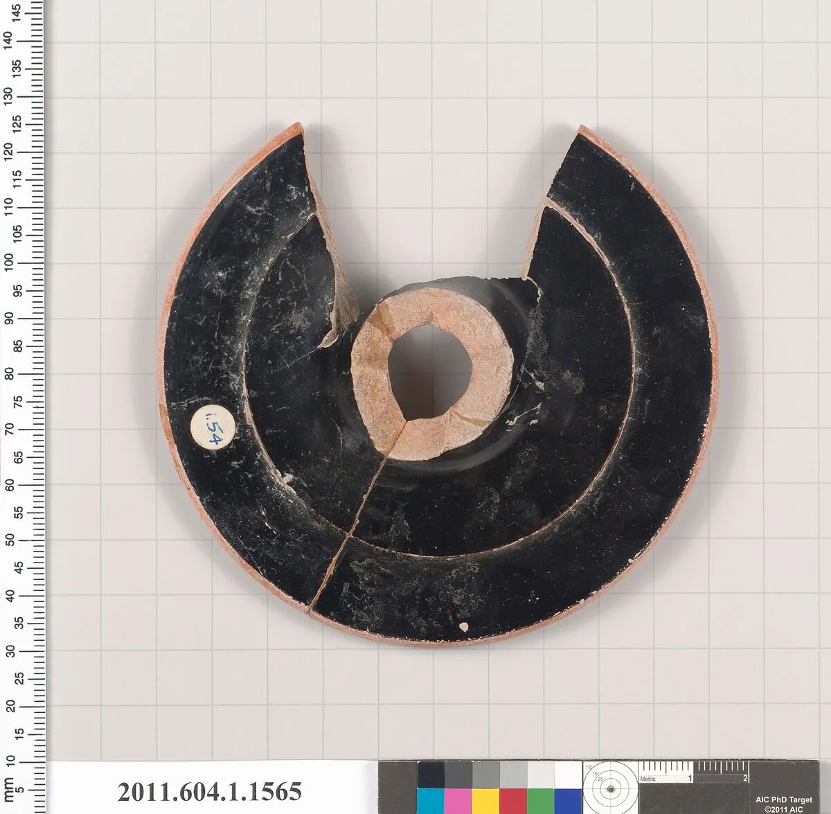 Terracotta fragment of a kylix (drinking cup) — Unknown