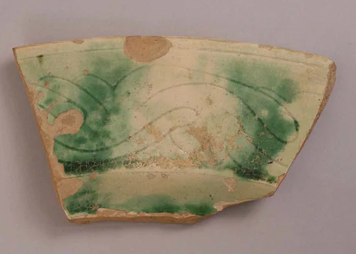 Two Fragments of Splashed Sgraffito Ware