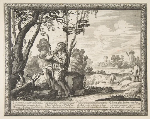 The Prodigal Son Guarding Pigs (L'Enfant prodigue garde les cochons)
