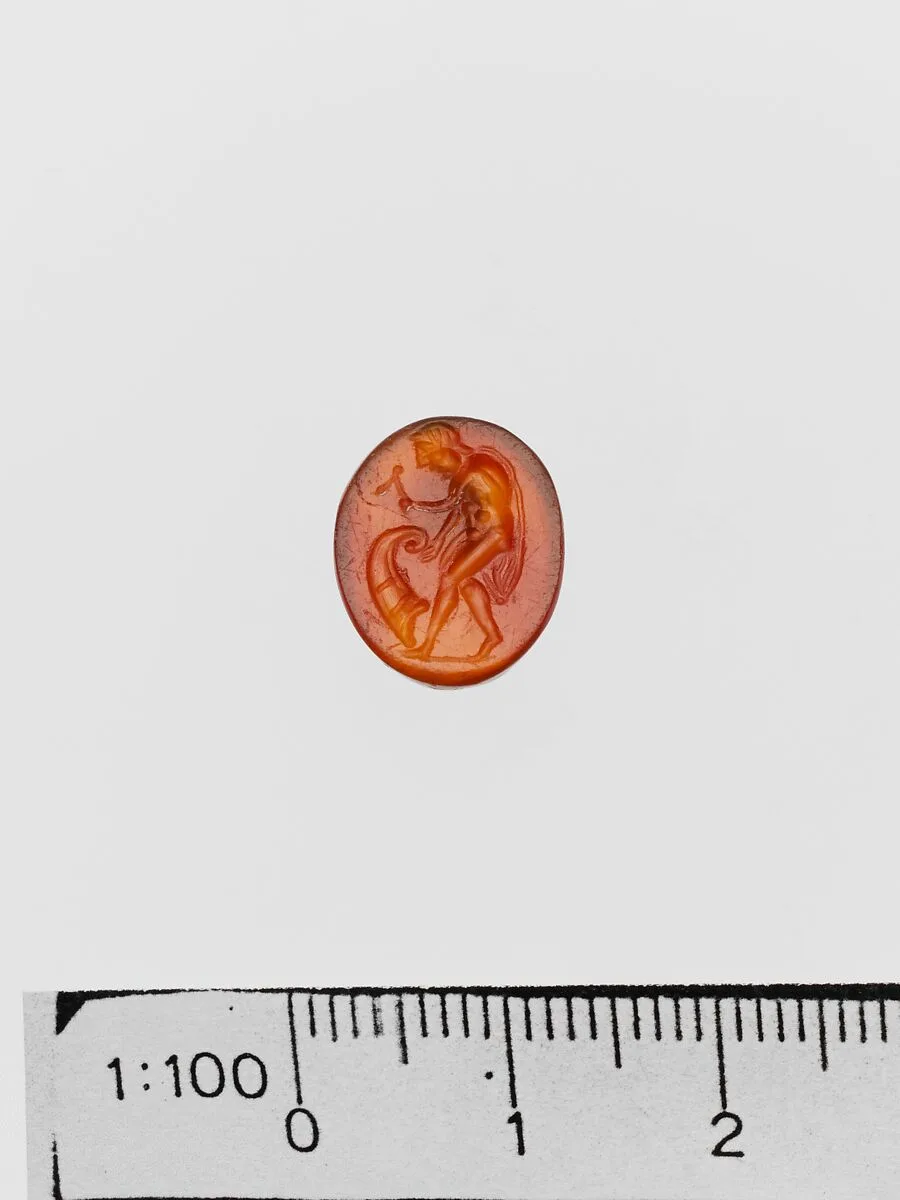 Carnelian ring stone — Unknown
