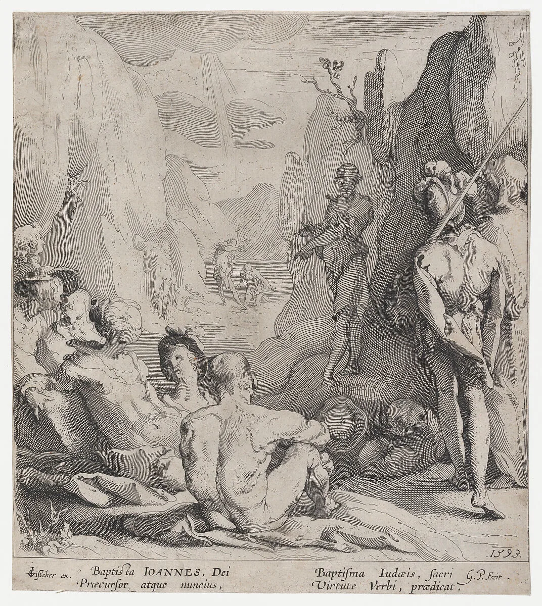 St. John the Baptist Preaching — Gerrit Pietersz. Sweelink