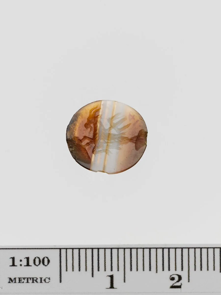 Agate ring stone — Unknown