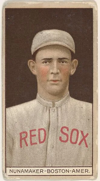 Leslie Nunamaker, Boston, American League, from the Brown Background series (T207) for the American Tobacco Company — American Tobacco Company