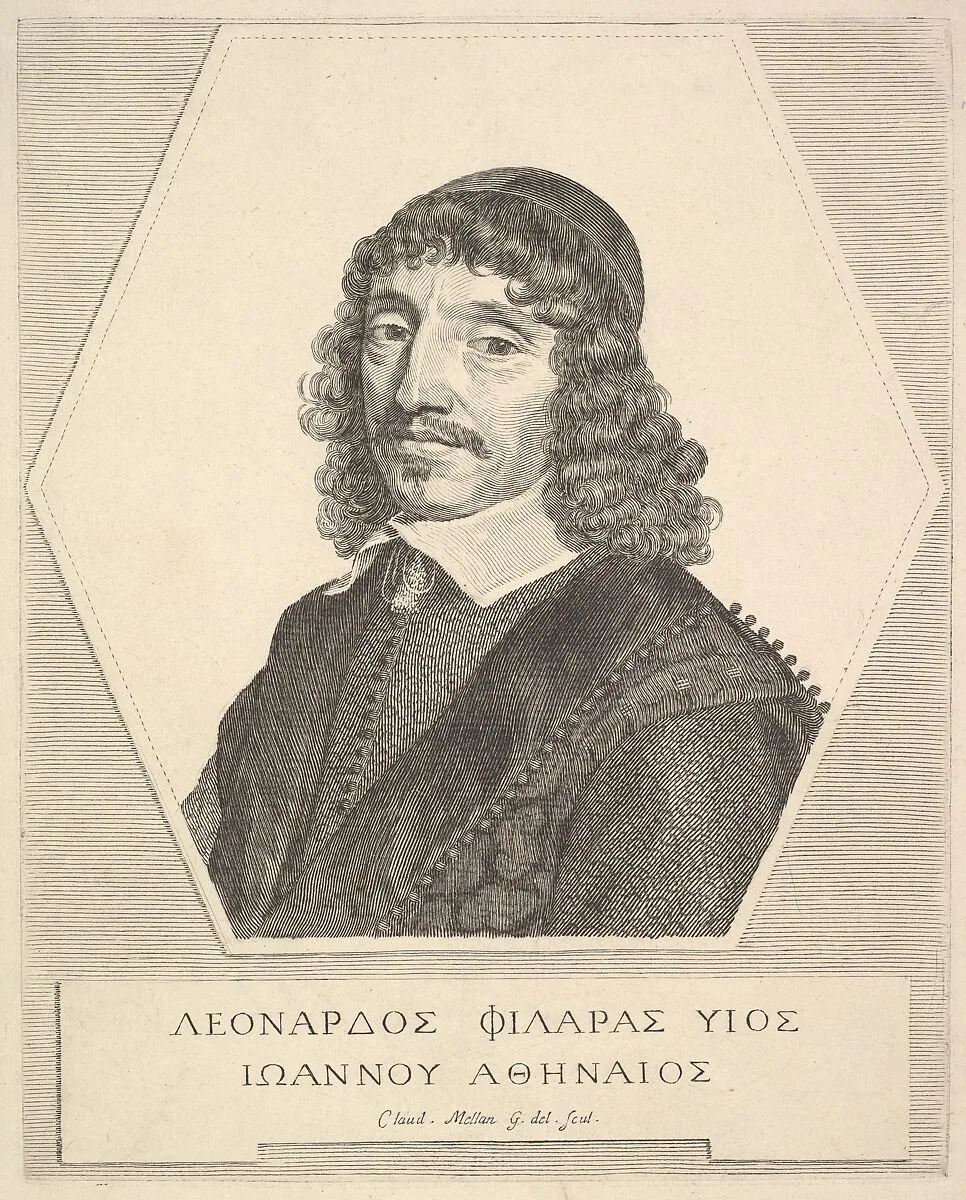 Portrait of Leonardos Philaras — Claude Mellan|Leonardos Philaras
