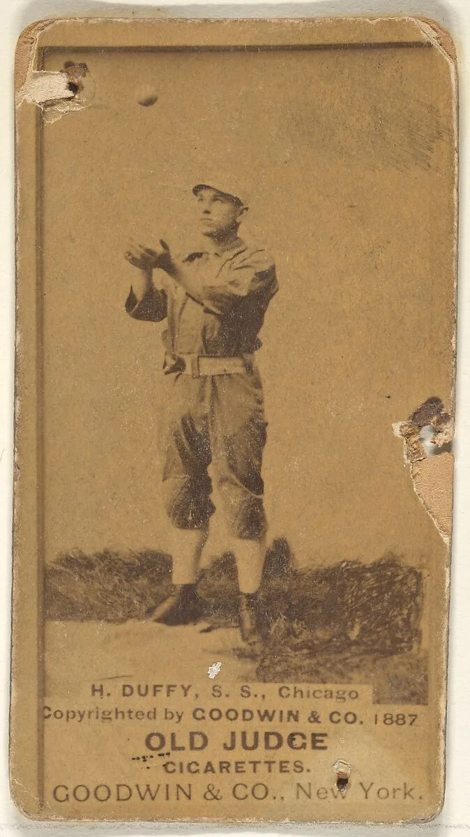 Hugh Duffy, Shortstop, Chicago, from the Old Judge series (N172) for Old Judge Cigarettes — Goodwin & Company