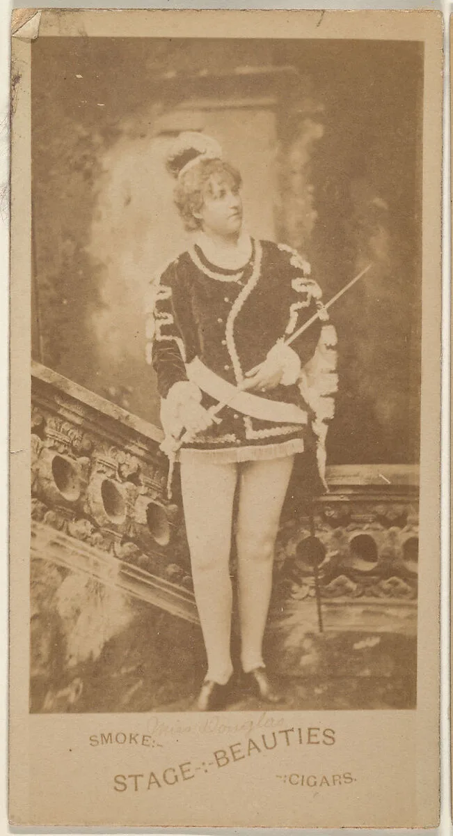 Miss Douglas, from the Actresses series (N666) to promote Stage Beauties Cigars — Unknown