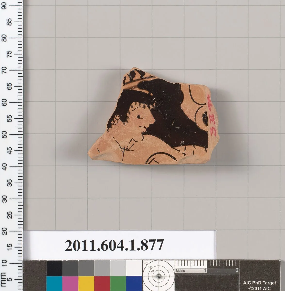 Terracotta fragment of a kylix (drinking cup) — Unknown