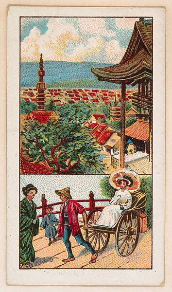 Japan, Kioto, bakery card from the Around the World Series (D92), issued by White Star Bakery — White Star Bakery