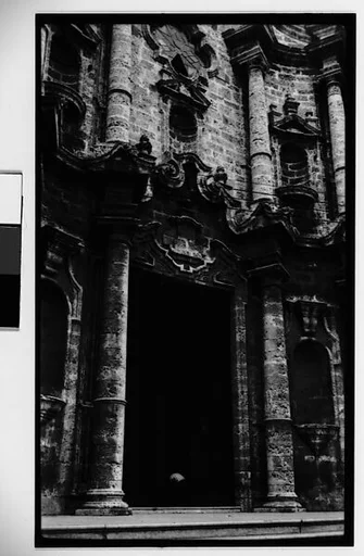 [Façade Detail of La Catedral de la Virgen María de la Concepción, Havana, Cuba]