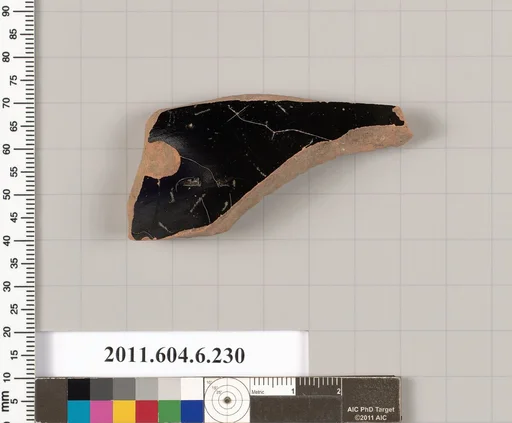 Terracotta fragment of a pyxis (box) ?