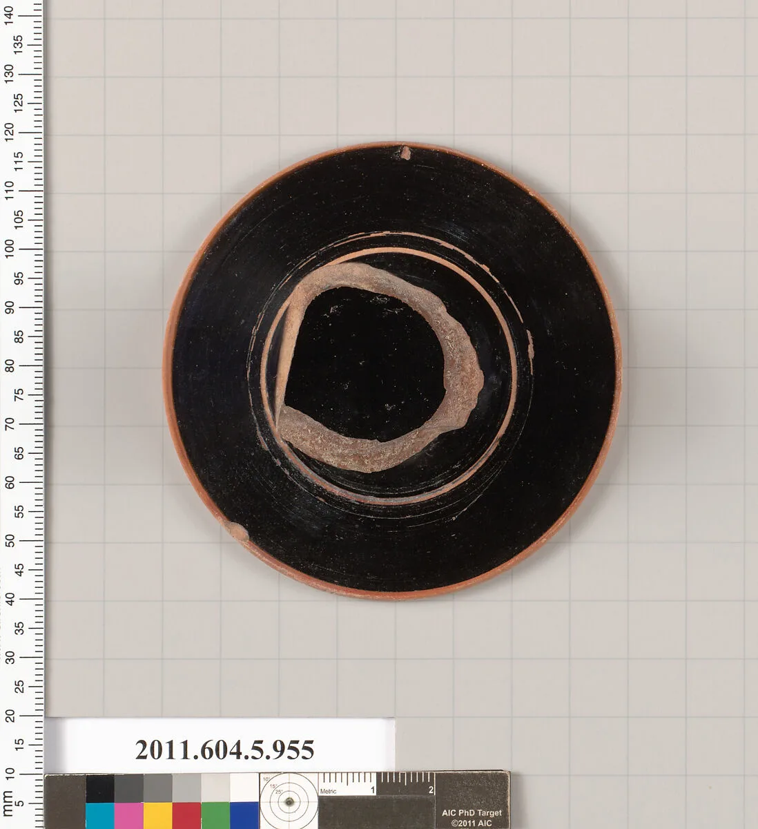 Terracotta fragment of a kylix (drinking cup) — Unknown