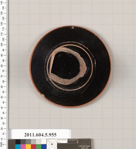 Terracotta fragment of a kylix (drinking cup)