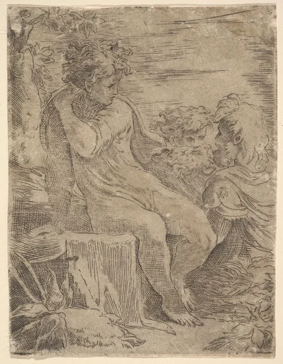 Youth with two old Men