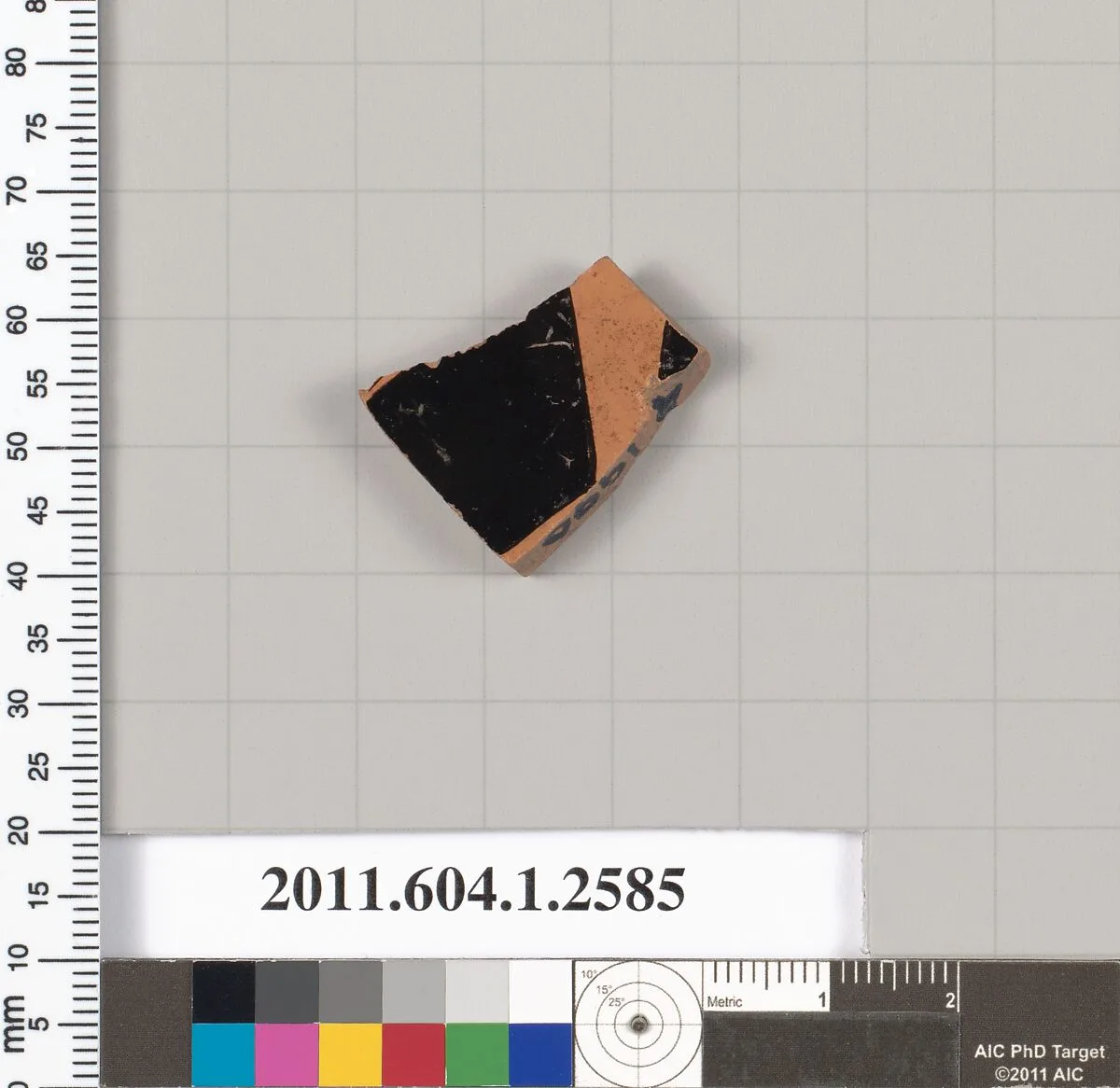 Terracotta fragment of a kylix (drinking cup) — Unknown