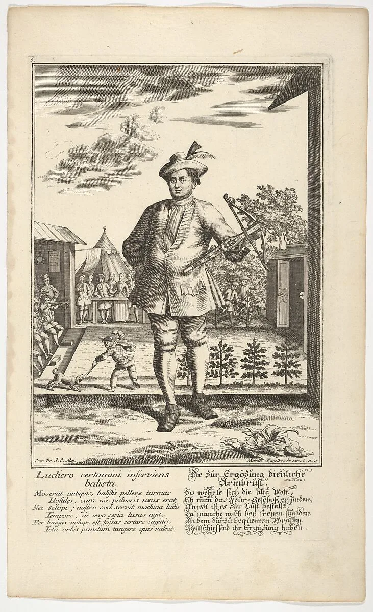 Man Holding a Crossbow — Martin Engelbrecht