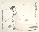近代 傅抱石 湘夫人 冊頁|Goddess of the River Xiang