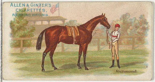 Richmond, from The World's Racers series (N32) for Allen & Ginter Cigarettes