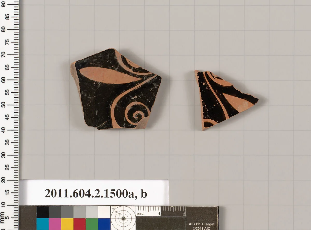 Terracotta fragments of skyphoi (deep drinking cups) — Unknown