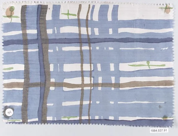 Textile sample — Josef Hoffmann|Wiener Werkstätte