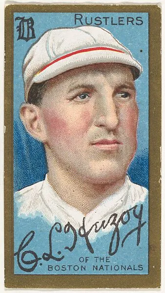 Charles L. Herzog, Boston Rustlers, National League, from the "Baseball Series" (Gold Borders) set (T205) issued by the American Tobacco Company — American Tobacco Company