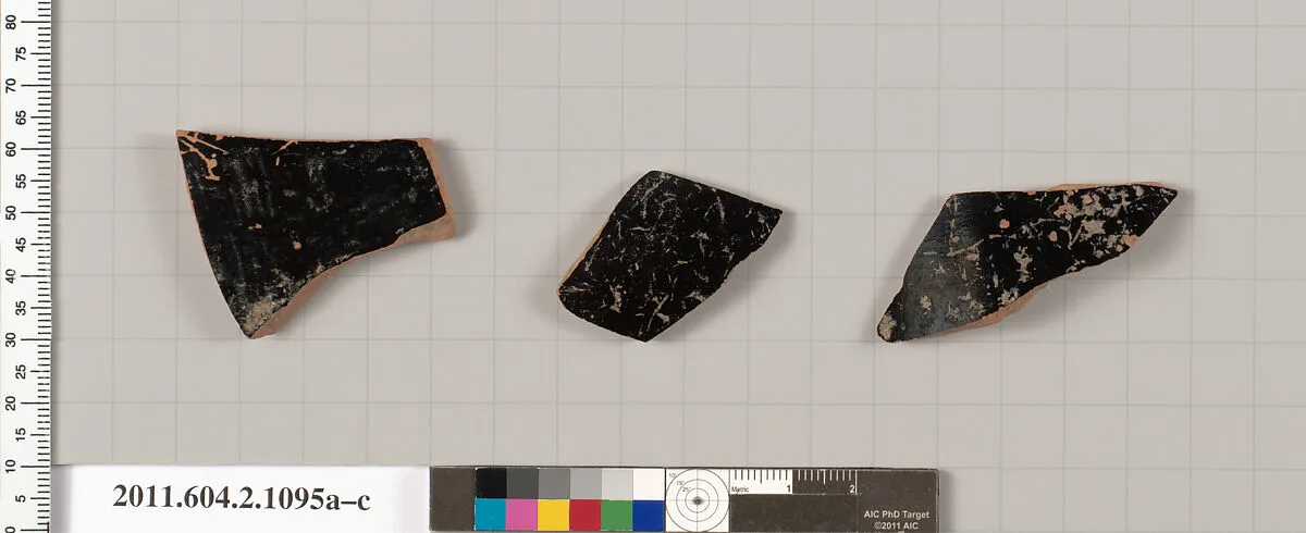 Terracotta fragments of lekythoi (oil flasks) — Unknown