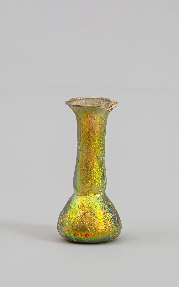 Glass perfume bottle — Unknown