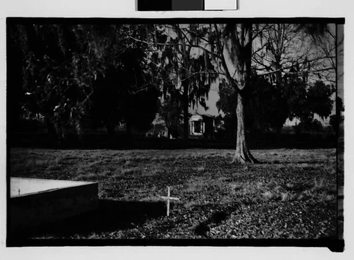 [Mausoleum From Across Lawn, Ormond Plantation?, St. Charles Parish, Louisiana]