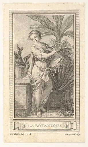 La Botanique, from the Almanach iconologique