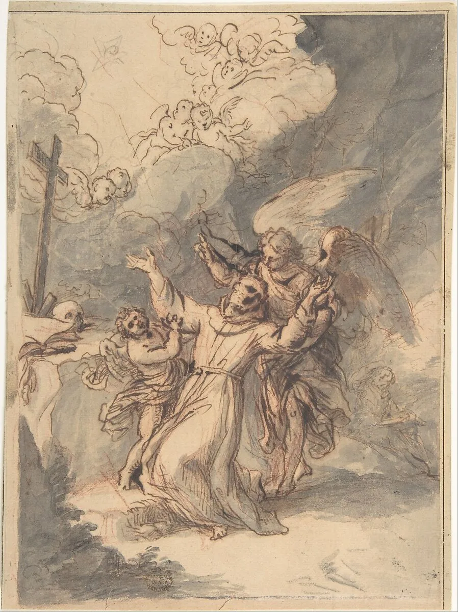 St. Francis Receiving the Stigmata — Antonio de Pereda