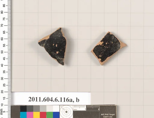 Terracotta fragments of open shapes