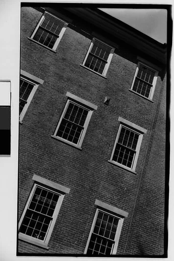 [Detail of Brick Mill Façade, Tilted Frame, New England (?)]