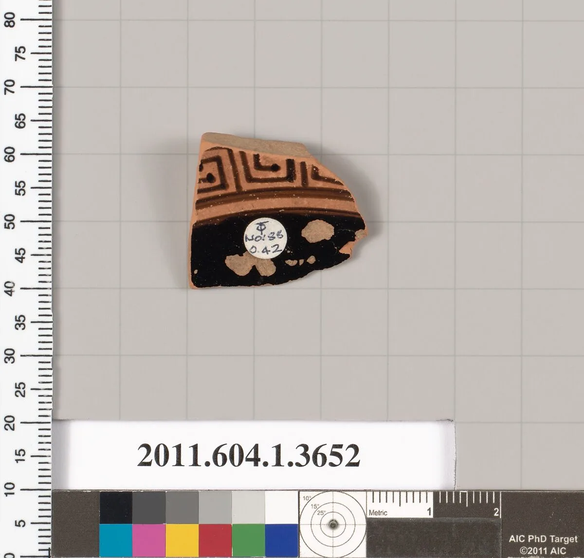 Terracotta fragment of a kylix (drinking cup) — Unknown
