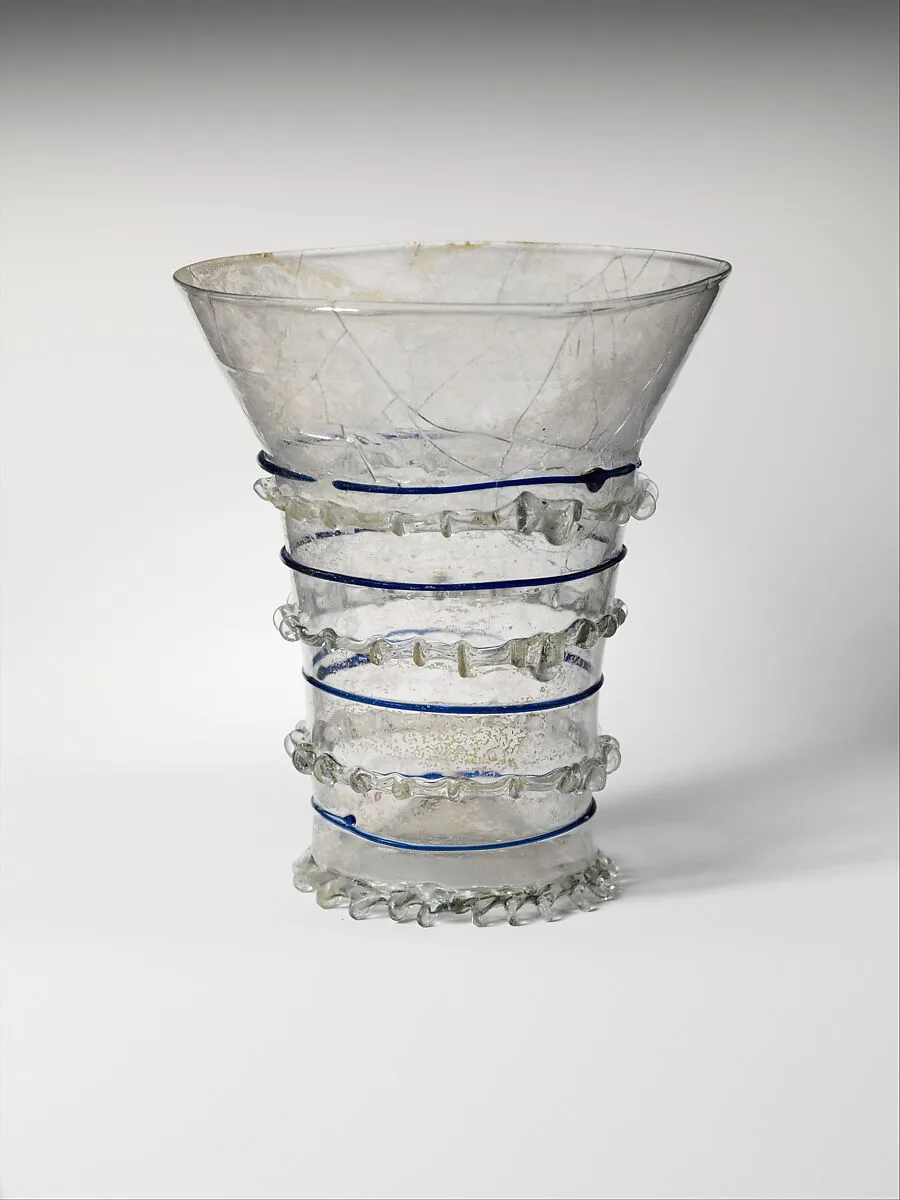 Beaker with Cobalt Trailing — Unknown