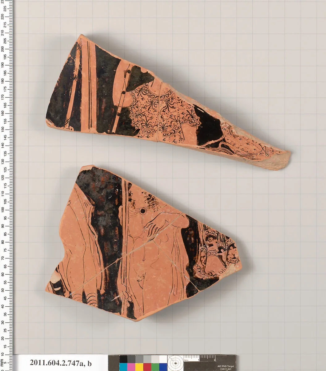 Terracotta fragment of a calyx-krater (bowl for mixing wine and water) — Unknown