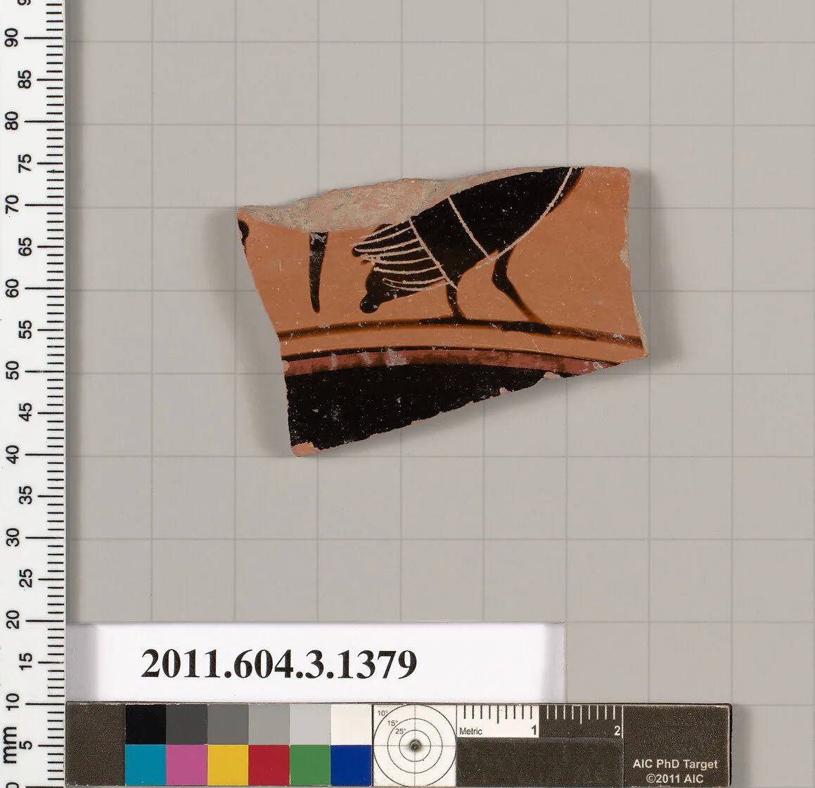 Terracotta fragment of a skyphos (deep drinking cup) — Unknown