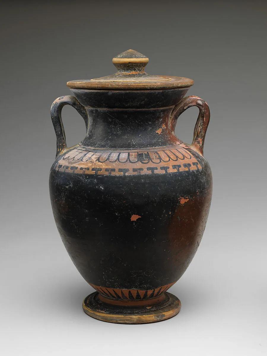 Neck-amphora with lid — Unknown