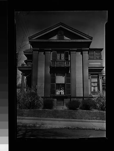 [Left Gable Wing of Greek Revival House, Cambridge, Massachusetts]